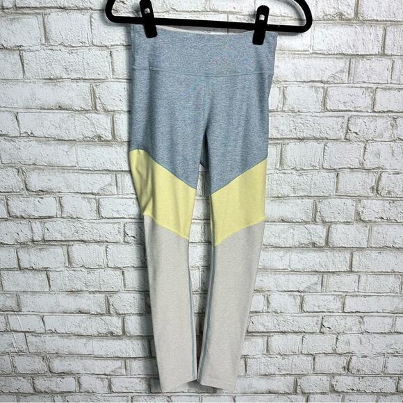 Outdoor Voices Leggings Colorblock Athletic Athleisure Crop High Rise Blue XS - Picture 4 of 4